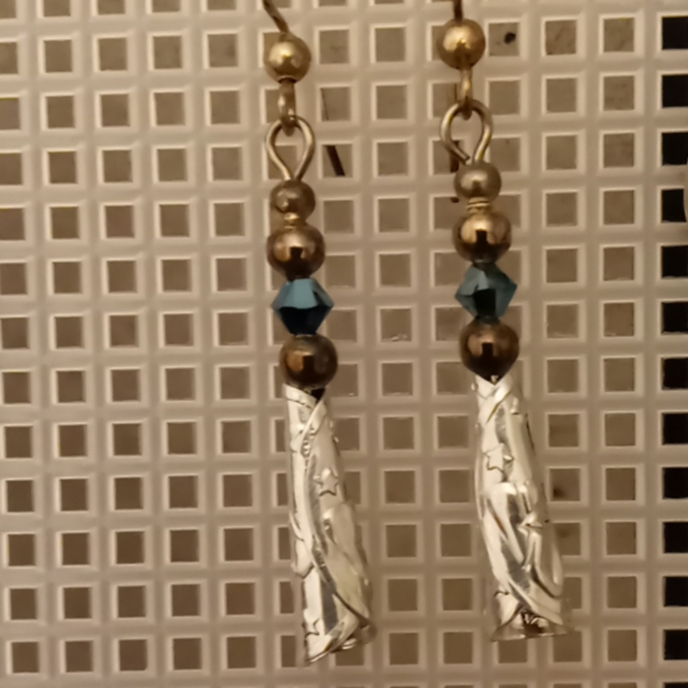 Jingle dress cone earring